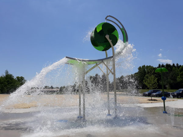 The Grove splash pad