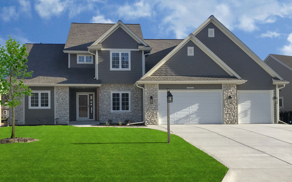 Kissing Realty, LLC home builders front of home